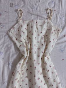 Sweetheart Floral Print Mini Dress