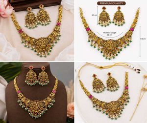 Exquisite Gold-Plated Necklace &amp; Earrings Set