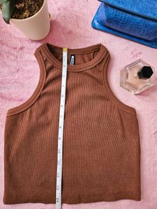Brown Cropped Top