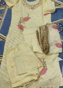 Elegant Yellow Kurta Set with Dupatta