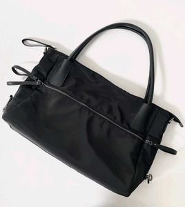 Black Nylon Handbag