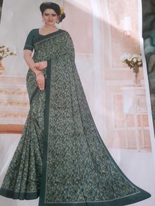 Georgette Printed Saree