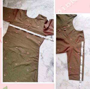 Olive Green 3 Piece  Salwar Suit