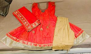 Net Anarkali Dress