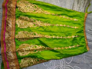 half saree  set