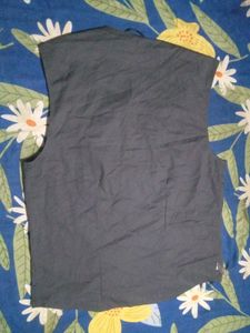 women's Gray Sleeveless Vest