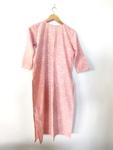 Pink Printed Kurta (Women's)