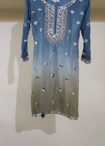 Embellished Kurta &amp; Sharara Set