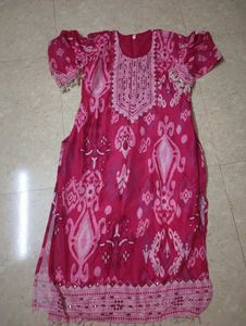 Beautiful Pink Ethnic Kurta Set