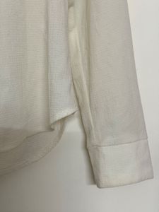 Elegant Ruffle Neck Long Sleeve Top
