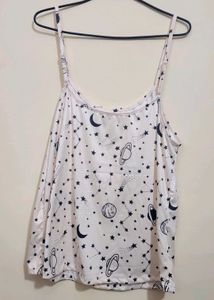 Cream Space Print Co-Ords Set 34 Bust