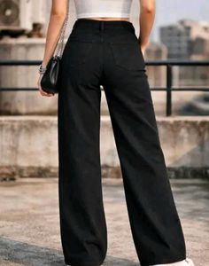 Black Wide Leg Jeans