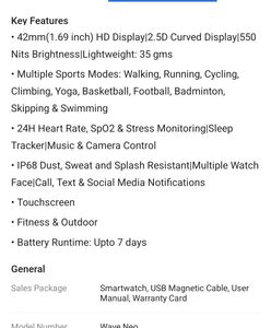 Boat Smartwatch Plus Fitness Gadget