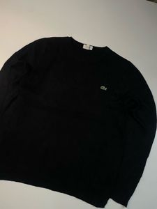 Lacoste Black Crewneck Sweater