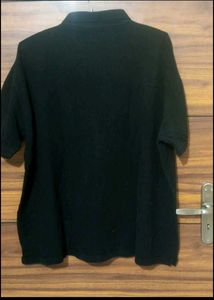 Men's Black  5xl Polo T-Shirt