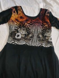 Stylish Printed gown party wear gow