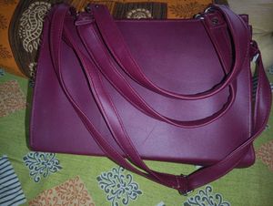 Leather meterial side/hand bag