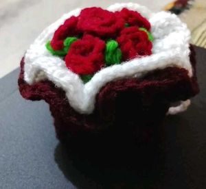 Handmade Crochet rose bouquet