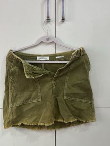 Olive Green Cargo Shorts