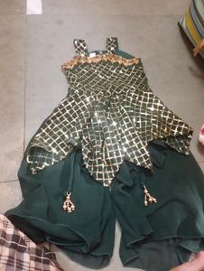 Plazo Set ( Top Lehnga And Duppata)