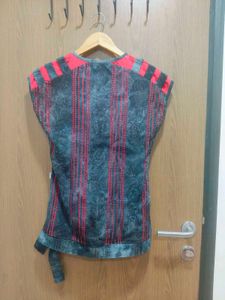 Grey And Red t-shirt For Women