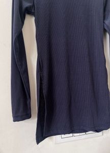 Women's Ribbed Knit Tunic Top