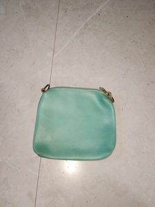 Turquoise Zippered Pouch