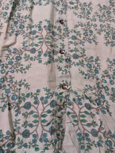 Elegant Floral Print Kurta for Women