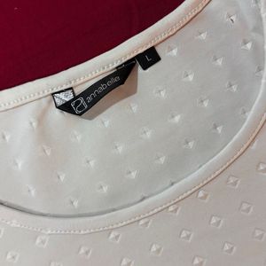 Chic Textured White Top