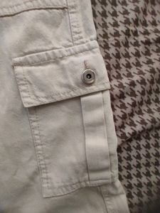 Off White Cargo Jeans