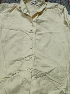 Vintage Bartony Yellow Button-Up Shirt