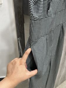 Cute Gingham Ruffle Jumpsuit