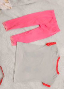 Very Cute N Beautiful Top With Leggings