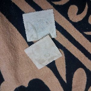 Vintage Hyderabad princely state Stamps (Set of 2)