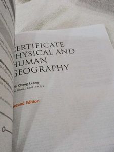 Certificate Physical and Human Geography Book