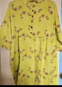 Floral Print Kurta Tunic