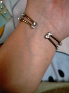 Rhinestone Ring Bracelet