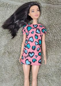 Barbie Doll Pink Heart Dress