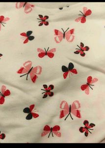 Cute Butterfly Print Pajama Set