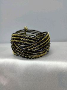 Black and Gold Adjustable Kada