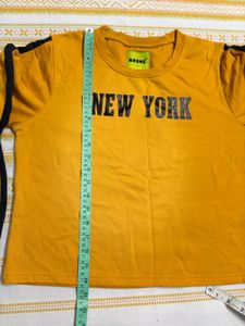 Yellow Long Sleeve Knit Top