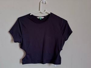 Cut-out Crop Top