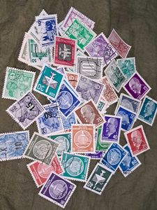 EAST GERMANY DDR 65 DIFFERENT USED STAMp