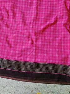Vibrant Pink Checked Kurta