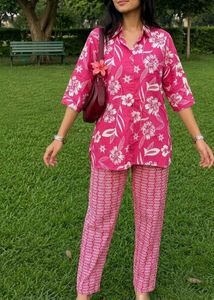 Vibrant Pink Floral co-ord set