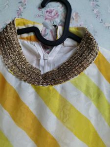 Indo western Haldi dress