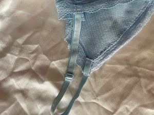Y2K Blue Lace Cami Top