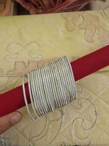 24 Set of Silver Bangles