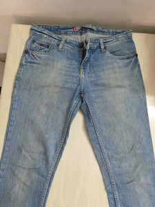 Denim Jeans + 2 shirts +1 pant + k