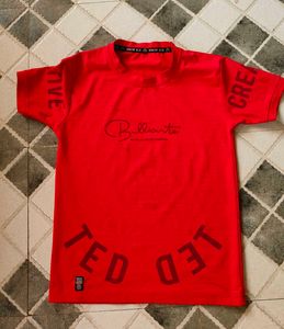 💥Combo kids Red T-Shirt &amp; Denim Set